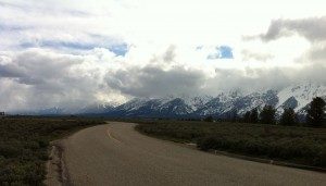 Wyoming open road